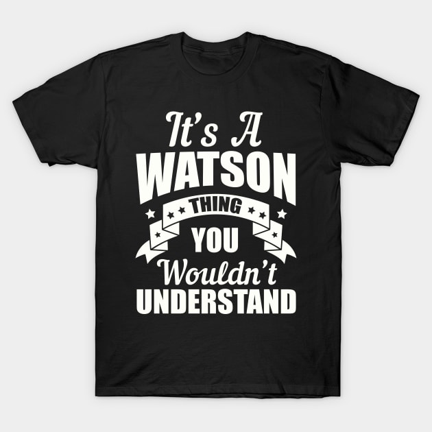 Watson Thing T-Shirt by moclan